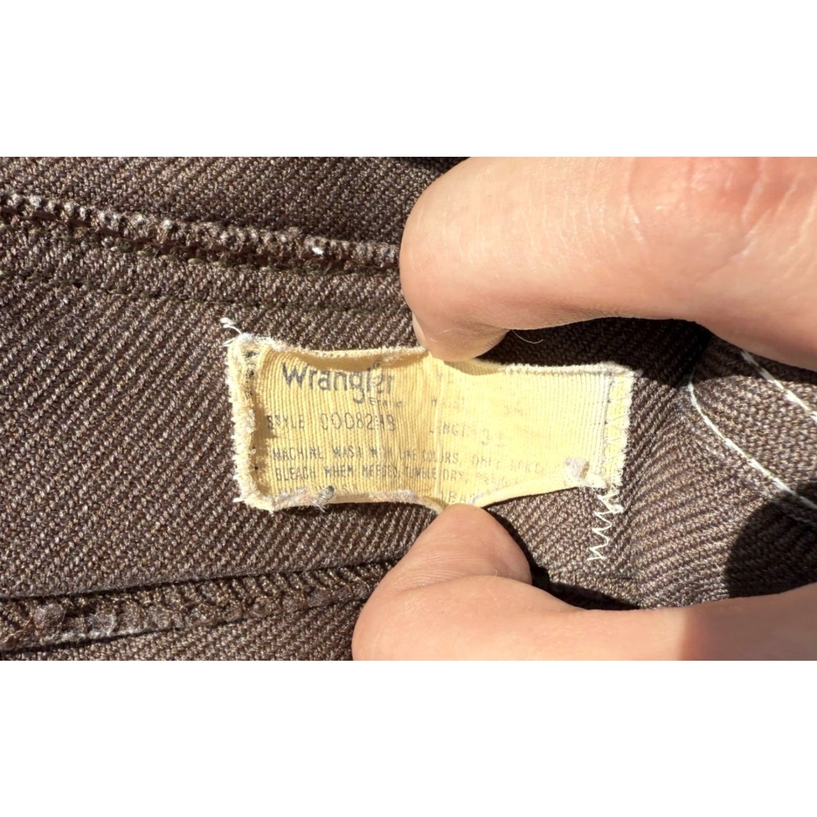 Wrangler VINTAGE Wrangler Jeans Cowboy Brown 32x26 Men 1970s Chocolate Western Straight Regular Size 32 Inseam 26 Excellent Condition Size US 32 / EU 48 - 8 Thumbnail