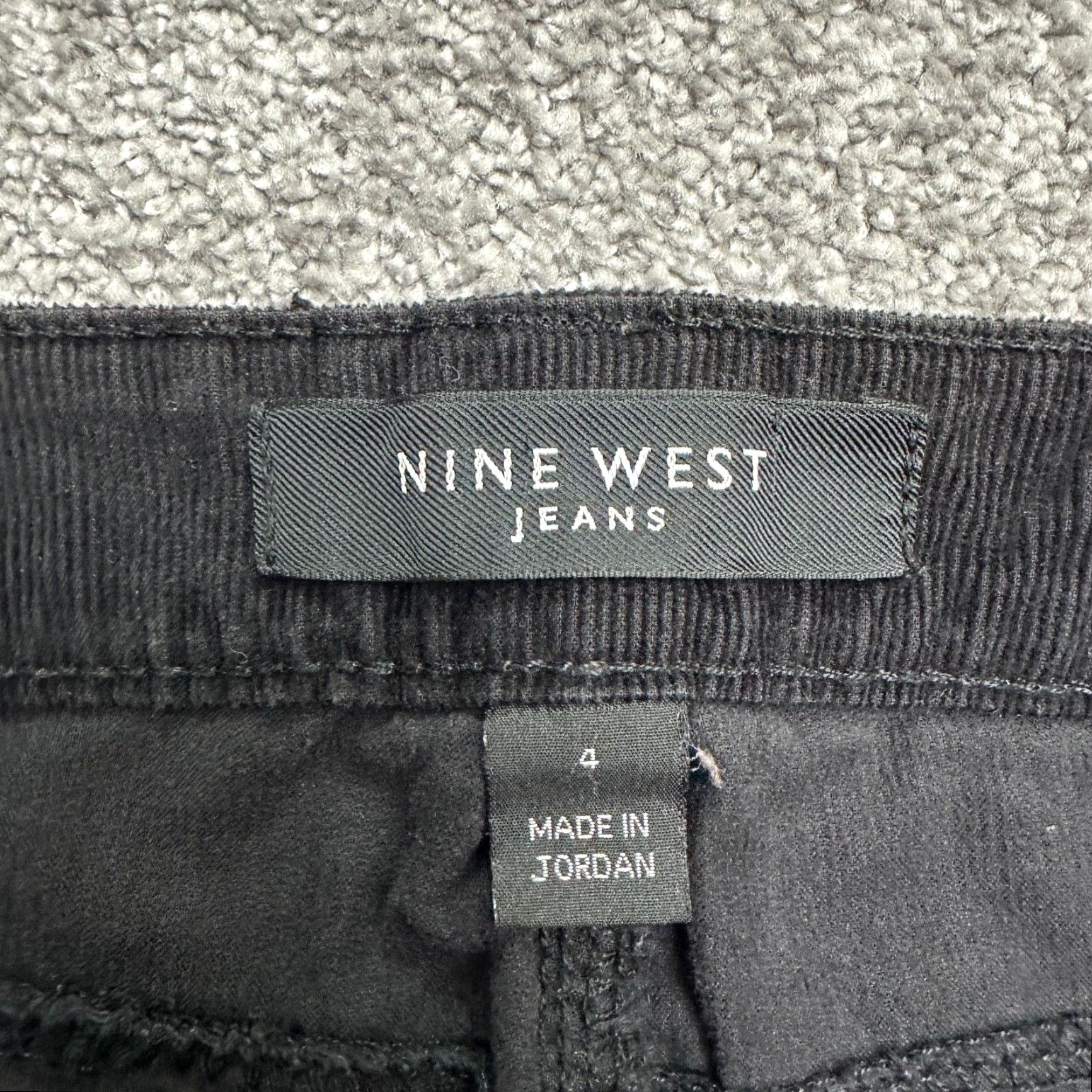 Nine West Nine West Womens Jeans Corduroy Black Bootcut High Rise Casual Classic 4 30x28 Size 30" / US 8 / IT 44 - 5 Thumbnail