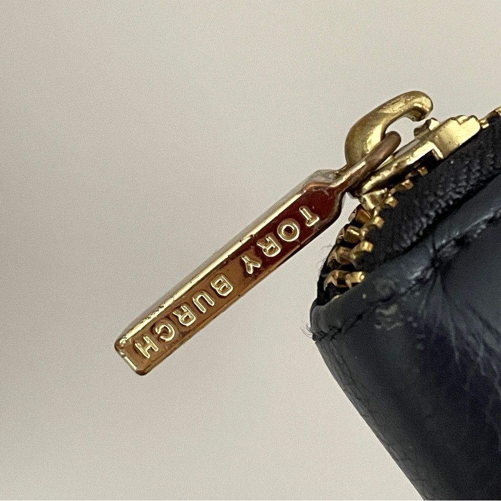 Tory Burch Tory Burch Blue Stacked T Continental Long Wallet Size ONE SIZE - 6 Thumbnail
