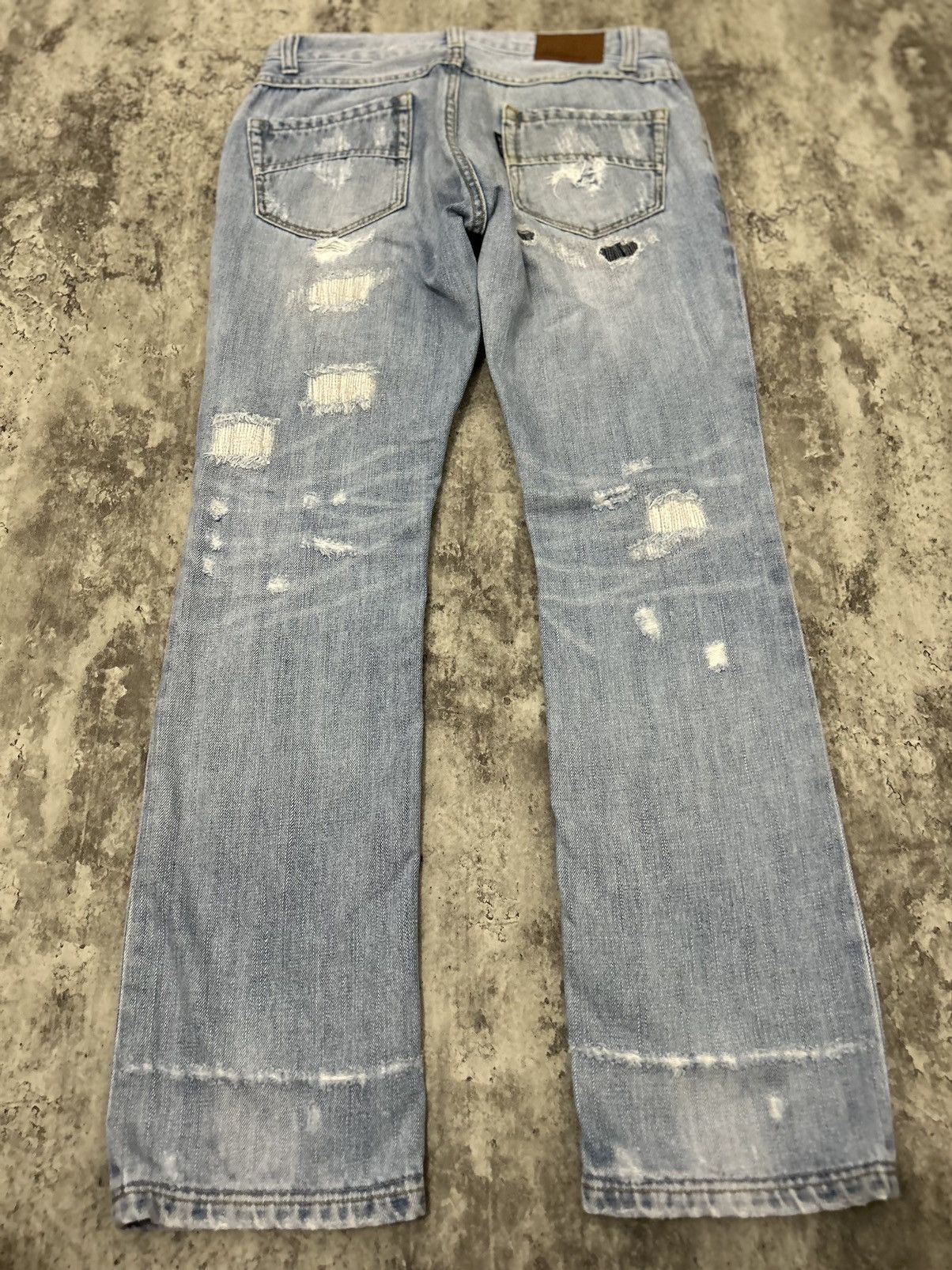 Hysteric Glamour × Japanese Brand Tokyo Aoyama Japan Distressed Jeans Size US 31 - 4 Thumbnail