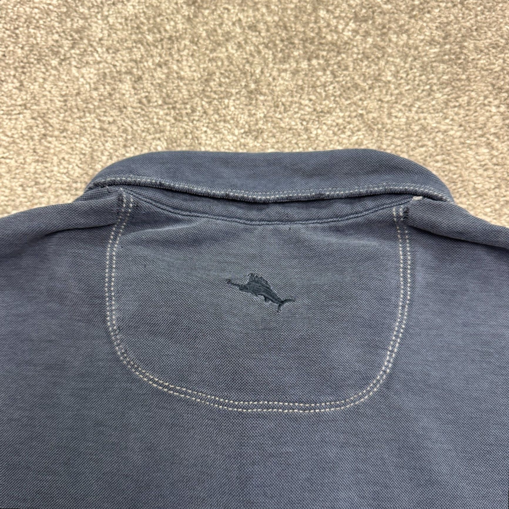 Tommy Bahama VINTAGE? No — Tommy Bahama Polo Shirt Mens XL Blue Short Sleeve Casually Preppy Shirt Mens XL Blue Polo Size US XL / EU 56 / 4 - 4 Thumbnail