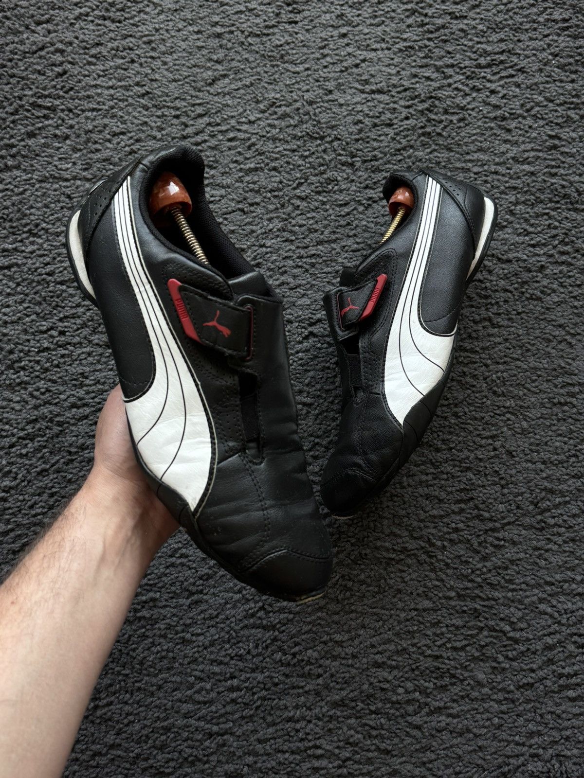 Puma × Vintage Vintage Puma Speedcat OG Y2k Low Top Suede Black Trainers Size US 11 / EU 44 - 1 Thumbnail