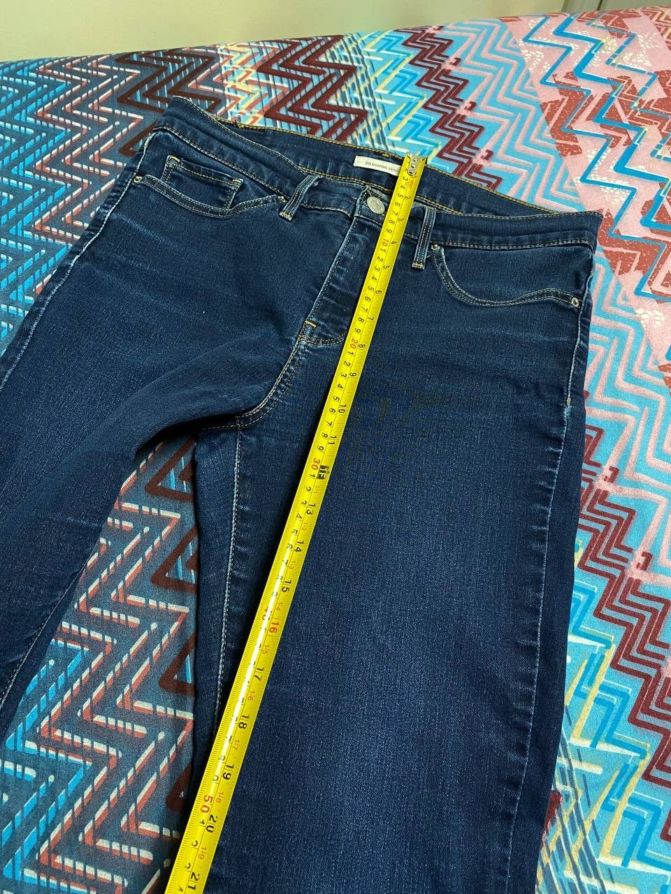 Levi's × Vintage Levis 311 Shaping Skinny Faded Distresed Size 29" - 10 Thumbnail