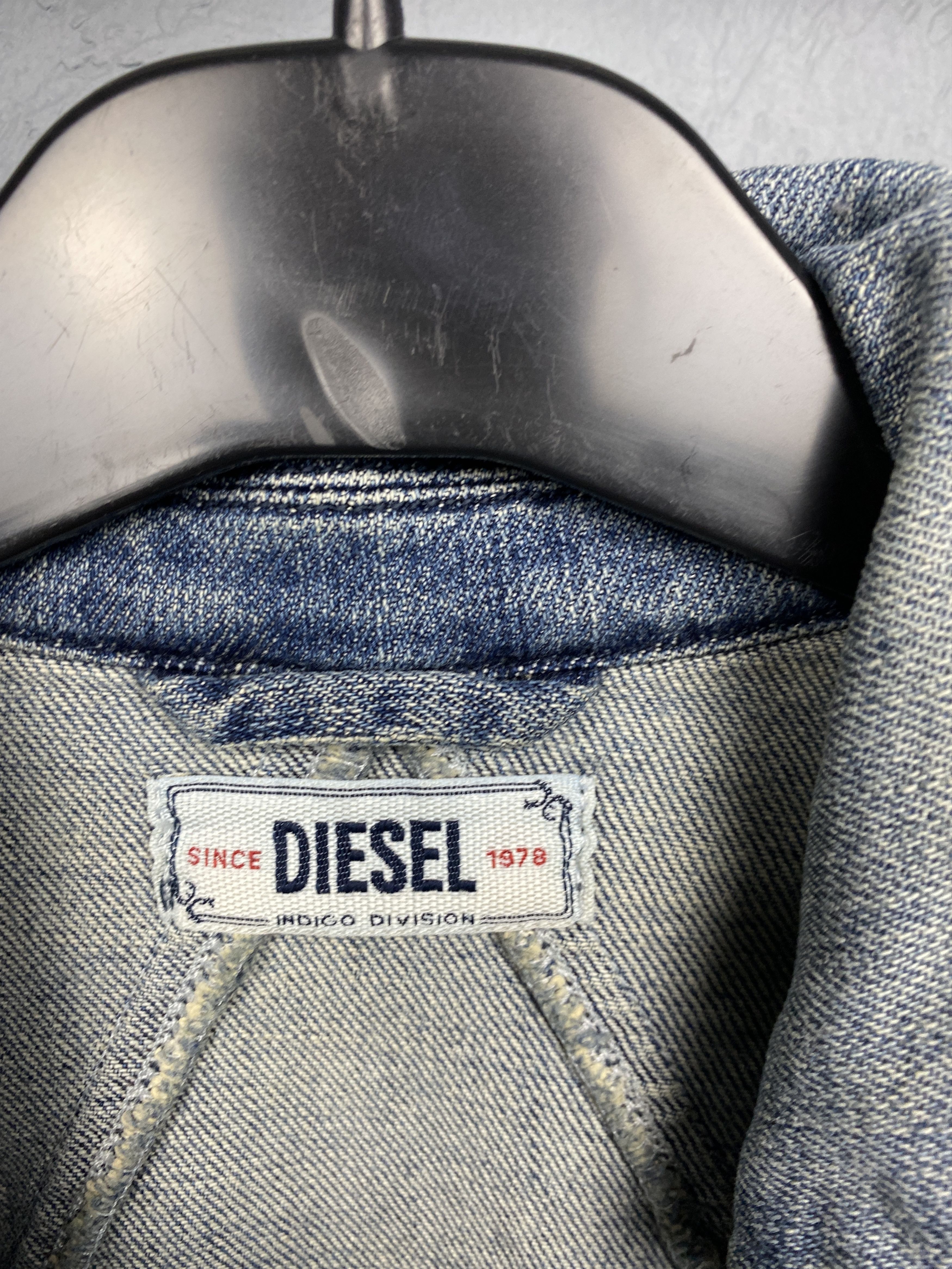 Diesel Diesel Distressed Denim Vintage Jacket Y2K Jeans Size S / US 4 / IT 40 - 6 Thumbnail