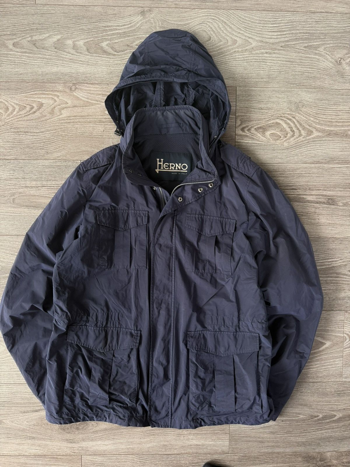 Herno Herno Premium Made in Italy Nylon Mens Jacket Size US XL / EU 56 / 4 - 1 Thumbnail