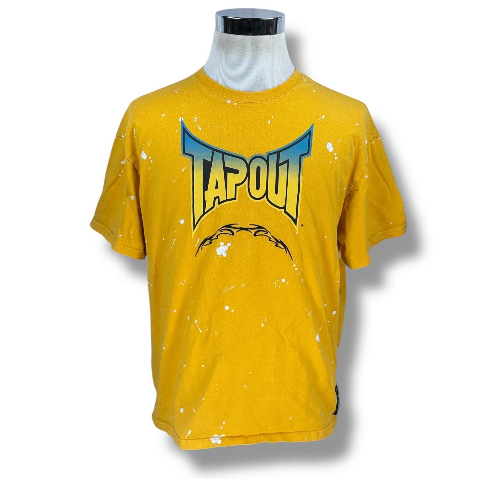 Forever 21 Forever 21 X Tapout Paint Splatter T-Shirt Men’s XL Yellow Size US XL / EU 56 / 4 - 1 Thumbnail