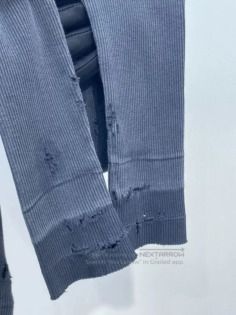 Balenciaga Balenciaga Distressed Gray Fitted Top. Size US XS / EU 42 / 0 - 4 Thumbnail