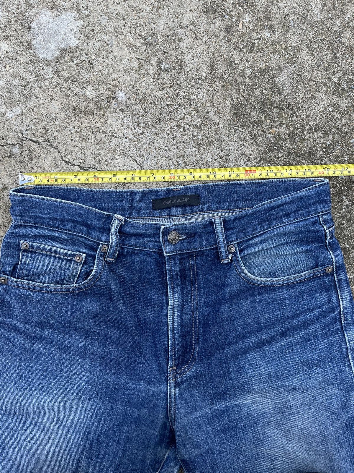 Japanese Brand × Jean × Uniqlo 🔥 Japanase Brand Uniqlo Rusty Distressed Denim W32🔥 Size US 32 / EU 48 - 6 Thumbnail