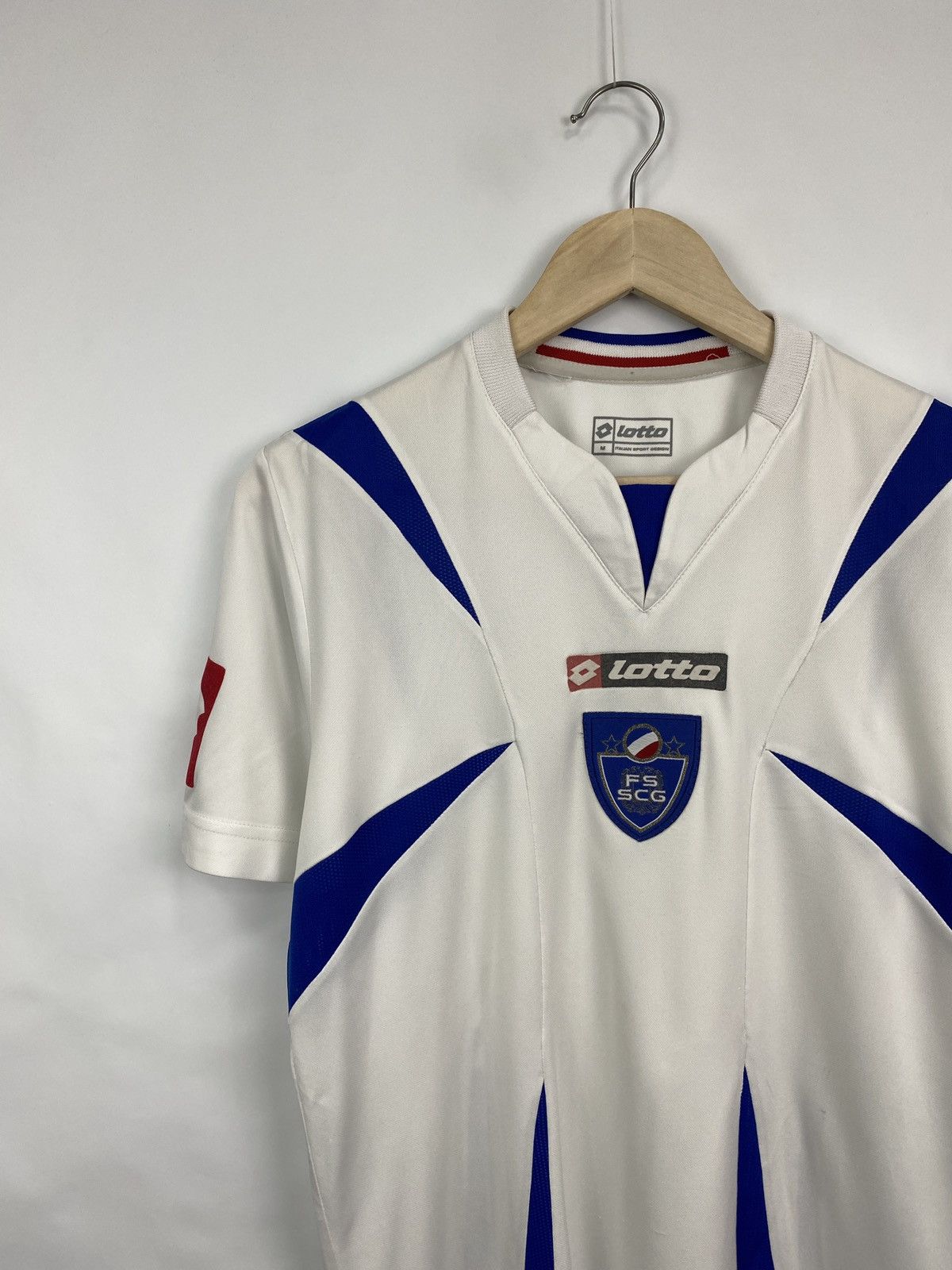 Lotto Sport Vintage 2006 Yugoslavia Lotto Jersey Soccer T-Shirt Rare Y2K Size US M / EU 48-50 / 2 - 3 Thumbnail