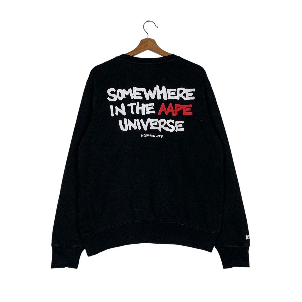 Aape AAPE Somewhere in the Aape Universe Sweatshirt #1518-C68 Size US L / EU 52-54 / 3 - 1 Thumbnail
