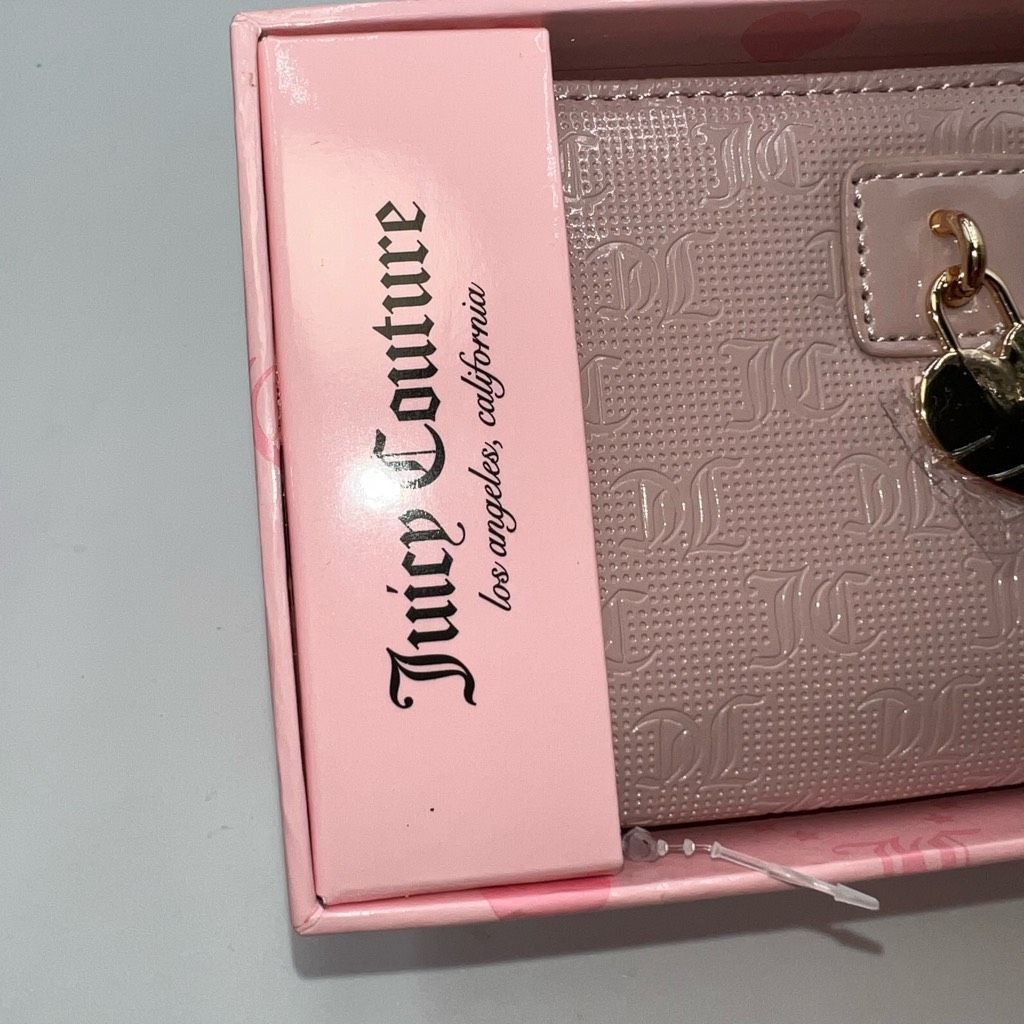Juicy Couture Juicy Couture Mesh Dusty Blush Zip Around Bifold Size ONE SIZE - 3 Thumbnail