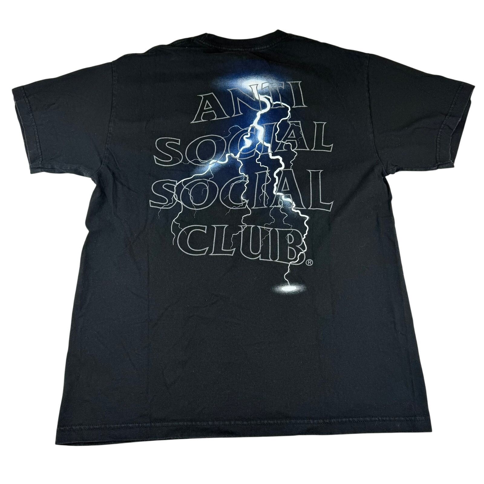 Anti Social Social Club Anti Social Social Club Lightning Tee Black Large Size US L / EU 52-54 / 3 - 1 Thumbnail