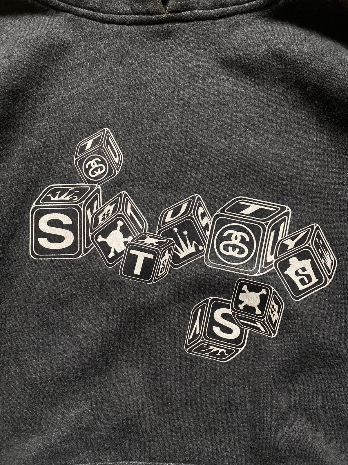 Stussy × Vintage Vintage Stussy Dice Hoodie Logo Icon Size US XL / EU 56 / 4 - 5 Thumbnail