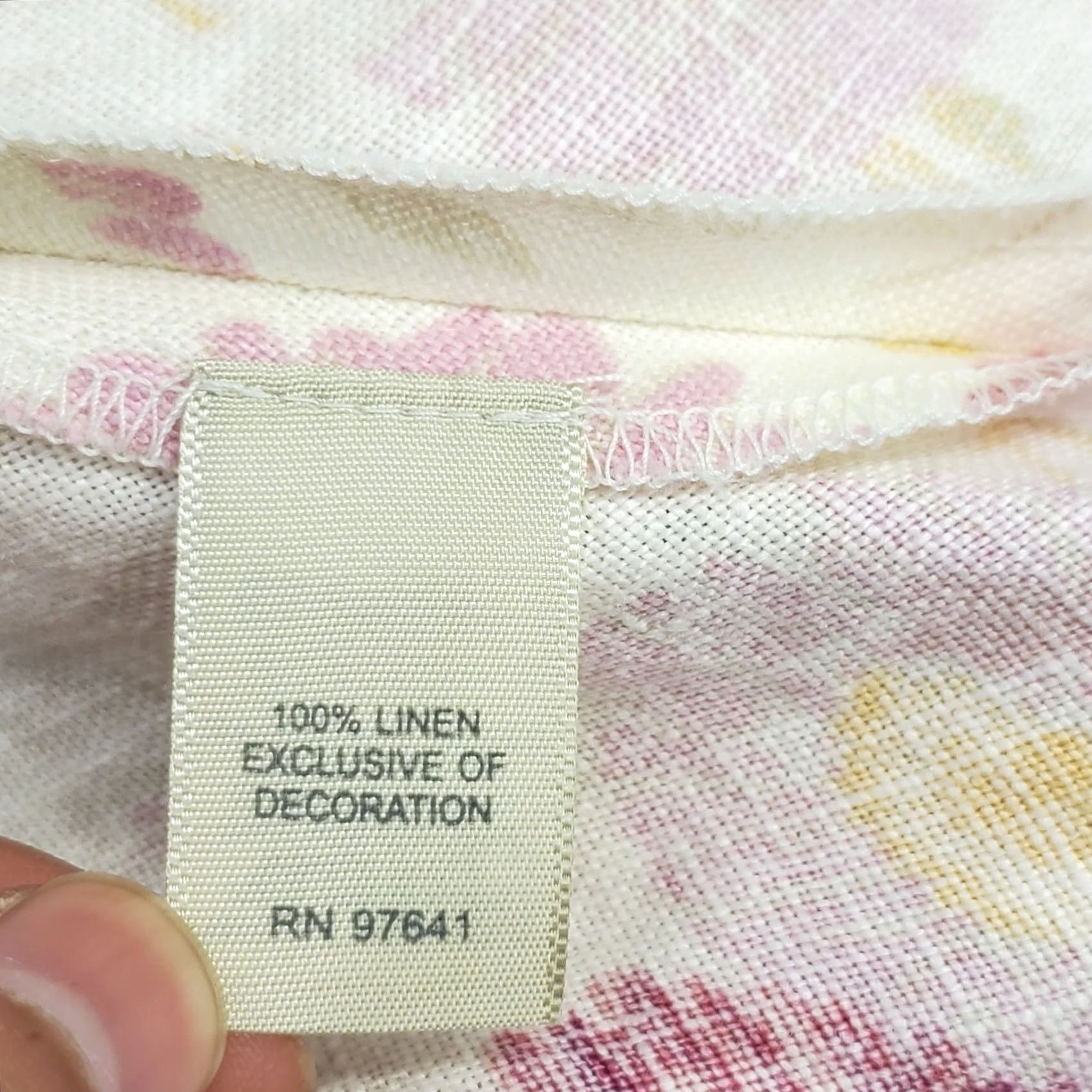 J. Jill J. Jill Womens A-Line Skirt Size PS Small Multicolor Floral Linen Lightweight Casual Travel Size 28" / US 6 / IT 42 - 7 Thumbnail