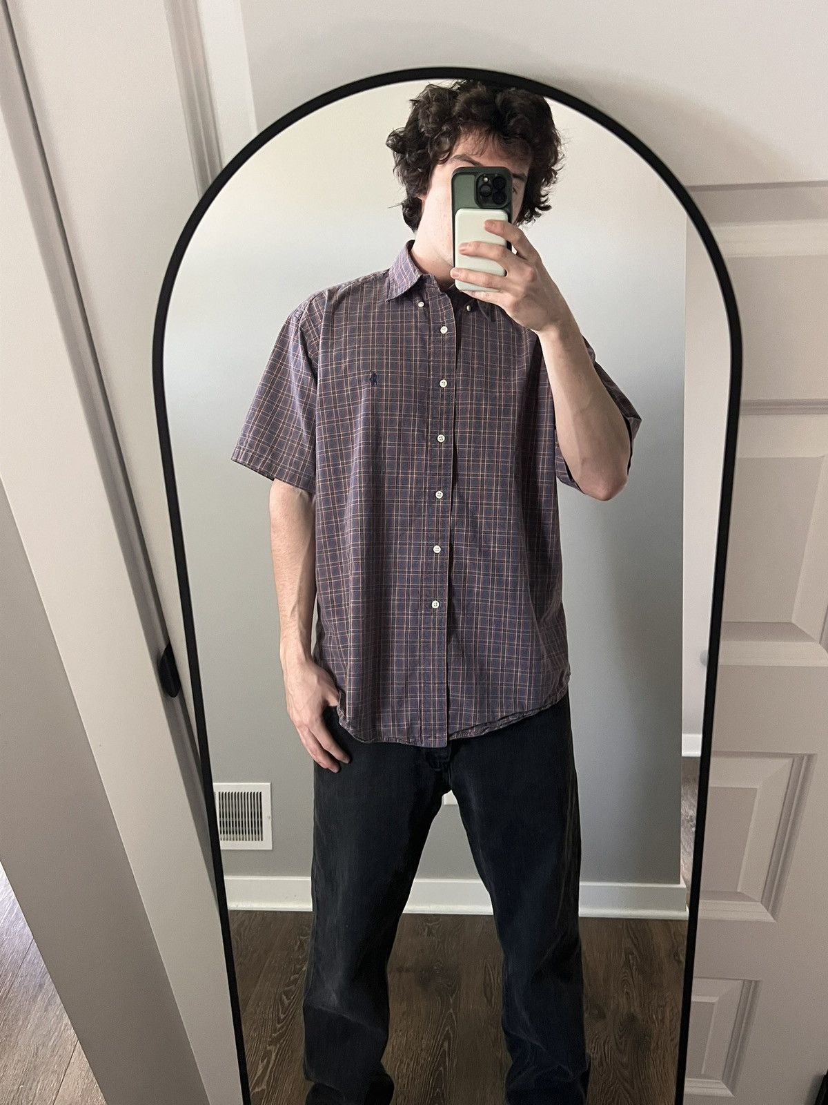 Polo Ralph Lauren Ralph Lauren Sport Purple Plaid Button Up Size US M / EU 48-50 / 2 - 6 Thumbnail