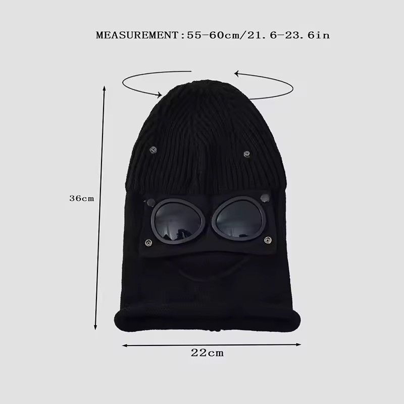 Other Y2K Aviator Balaclava Hat with Goggles – Unisex Size ONE SIZE - 5 Thumbnail