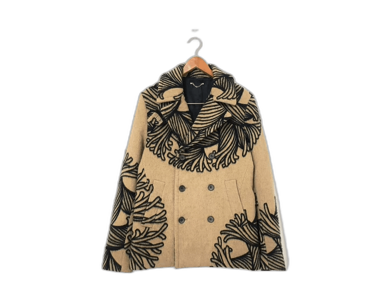 Louis Vuitton Louis Vuitton Double-Breasted Wool Coat Size US L / EU 52-54 / 3 - 1 Thumbnail