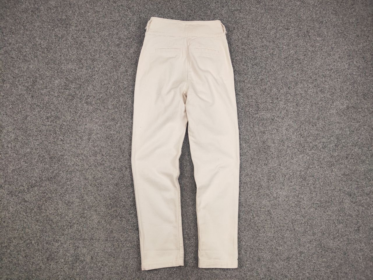 Sezane Sezane Paris Design Beige Denim Jeans with belt Size 34" / US 12 / IT 48 - 9 Thumbnail
