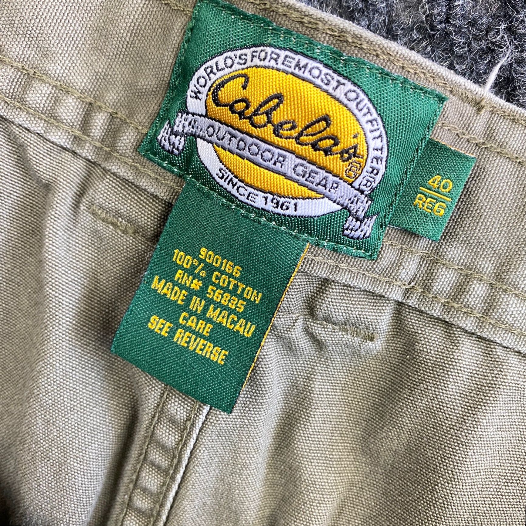 Vintage VINTAGE Cabela's Cargo Shorts Outdoor Green 40 Reg Men's Cotton Canvas Cargo Pocket 90s y2k Size US 40 / EU 56 - 3 Thumbnail