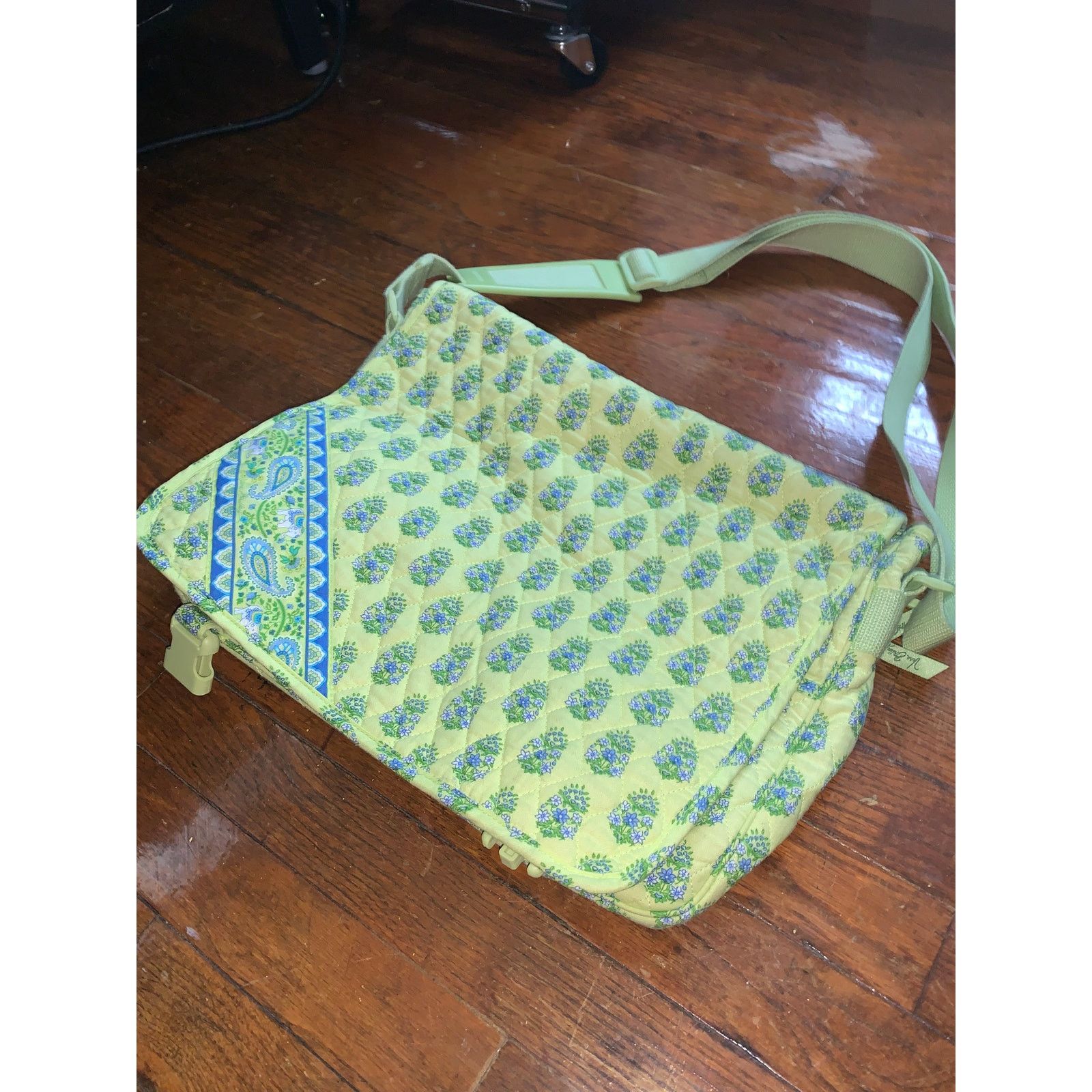 Vera Bradley Vera Bradley Patterned Bag Light Green Blue All Over Print Size ONE SIZE - 2 Thumbnail