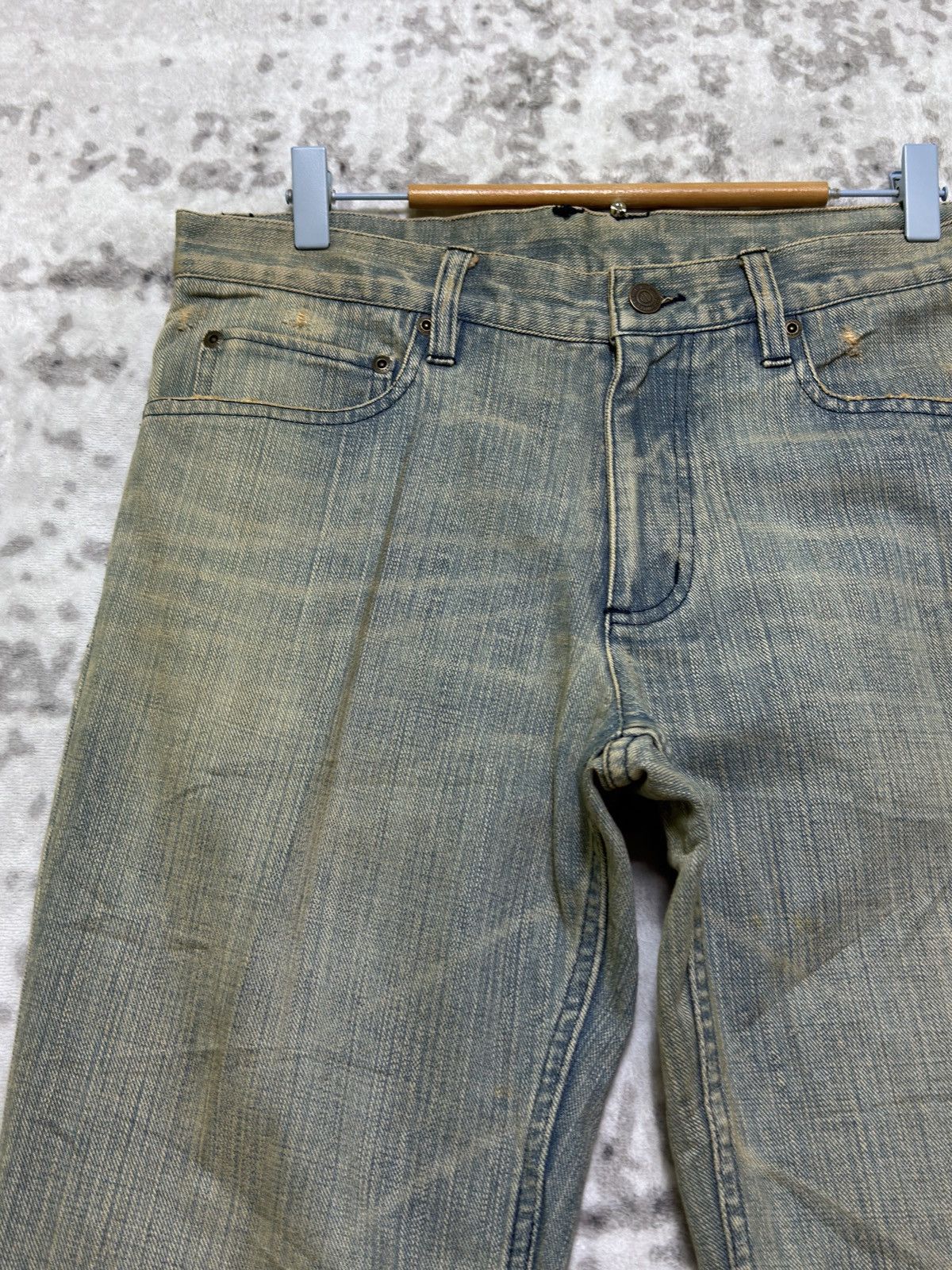 Nicole Club Vintage Monsieur Nicole Flared Mud Wash Bootcut Denim Jeans Size US 32 / EU 48 - 4 Thumbnail