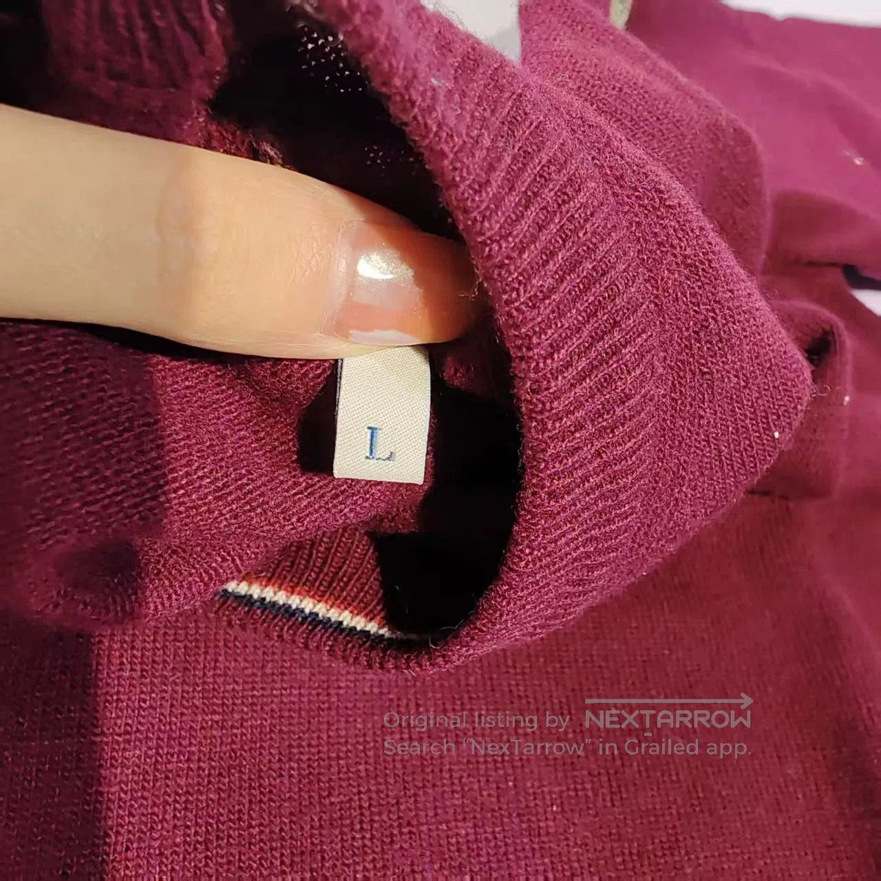 Moncler moncler maroon sweater size L for sale. Size US L / EU 52-54 / 3 - 3 Thumbnail