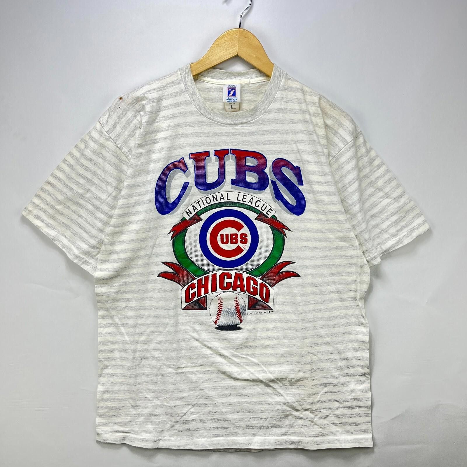 MLB Vintage 90s Chicago Cubs Single Stitch T-Shirt MLB Large Size US L / EU 52-54 / 3 - 1 Thumbnail