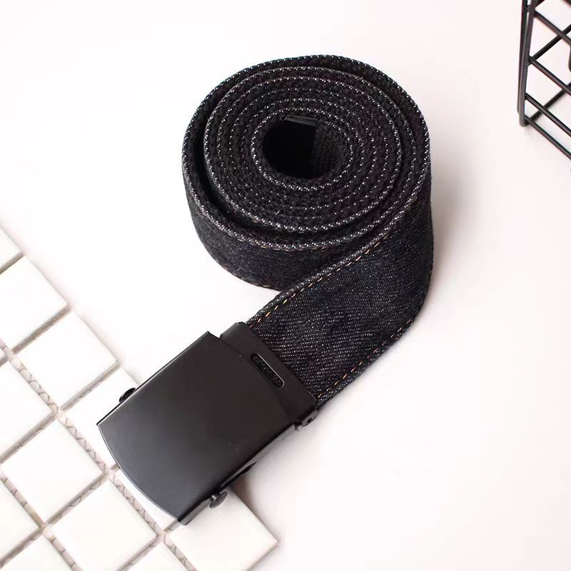 Japanese Brand × Vintage Street Vintage Denim Belt 47in Size ONE SIZE - 3 Thumbnail
