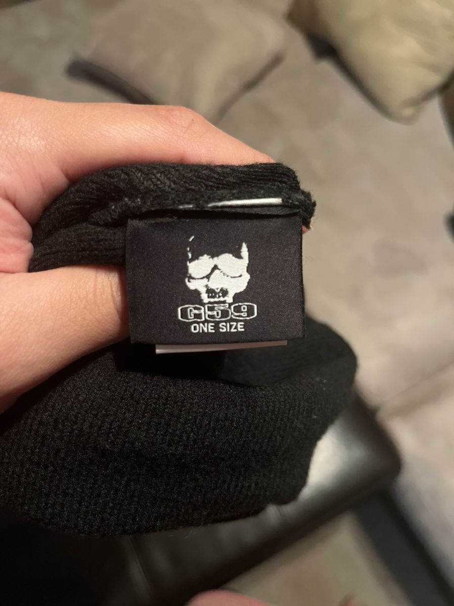 G59 Records G59 black reaper beanie Size ONE SIZE - 4 Thumbnail