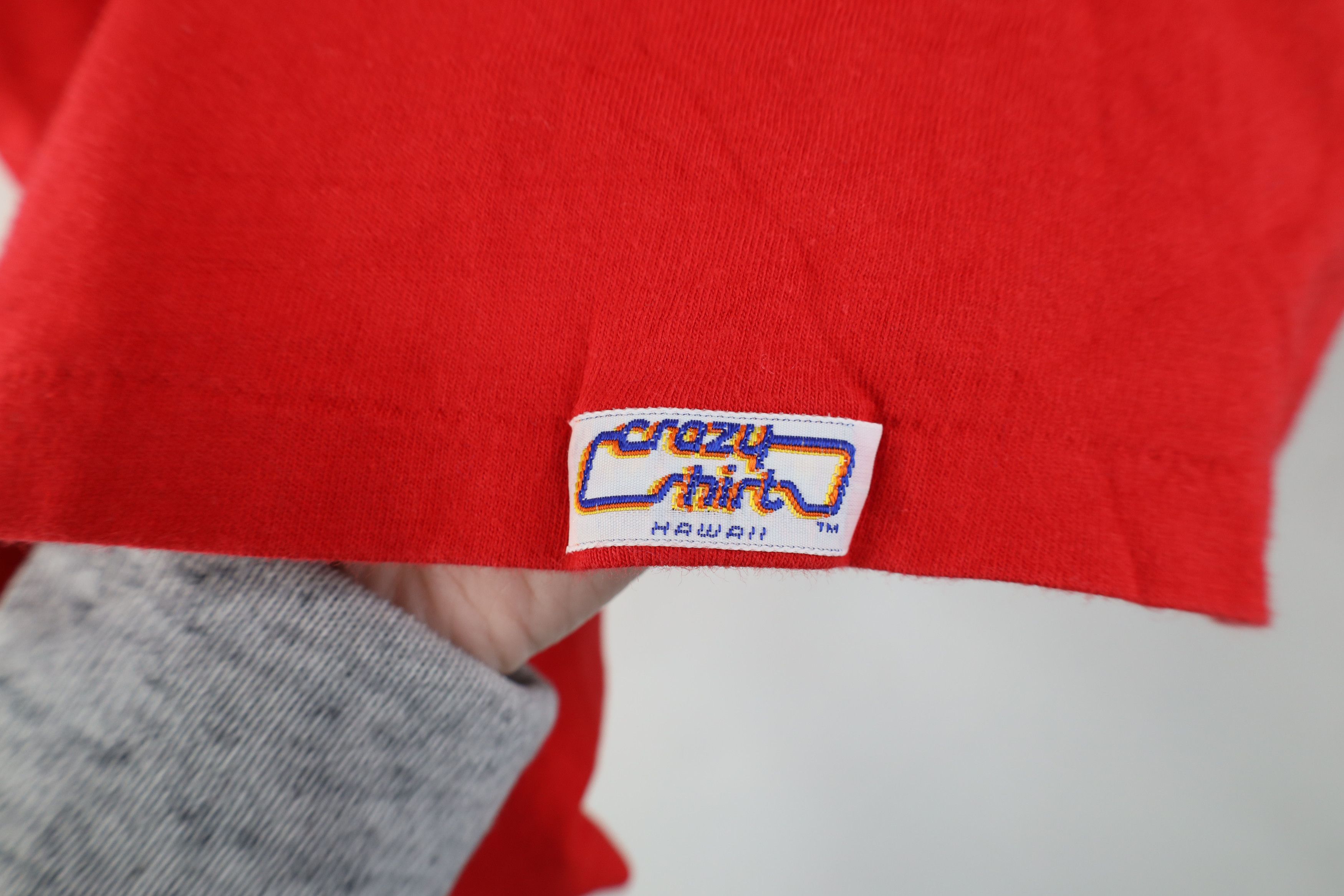 Vintage Vintage 70s Streetwear Maui Hawaii Whale T-Shirt Red USA Size M / US 6-8 / IT 42-44 - 5 Thumbnail