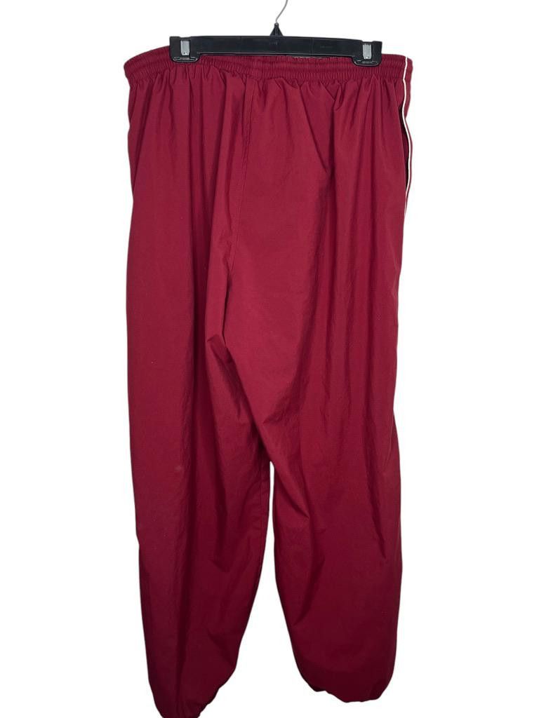Nike Y2k Nike Super Baggy Rain Splash Pants Red with Stripe XXL Size US 40 / EU 56 - 5 Thumbnail