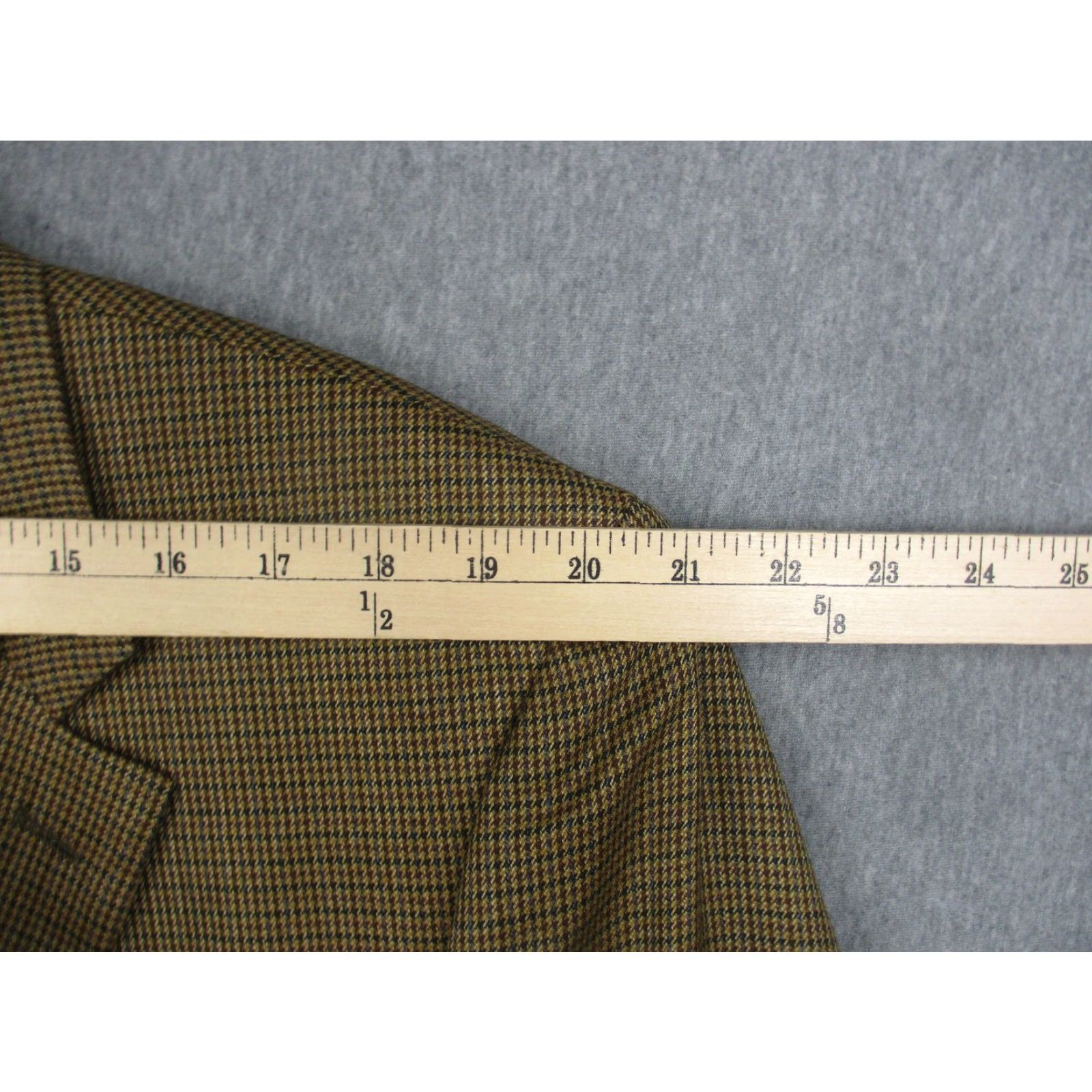 Ralph Lauren Lauren Ralph Lauren Blazer Mens 44 Long Wool Houndstooth Classic Fit Jacket Size 44R - 6 Thumbnail