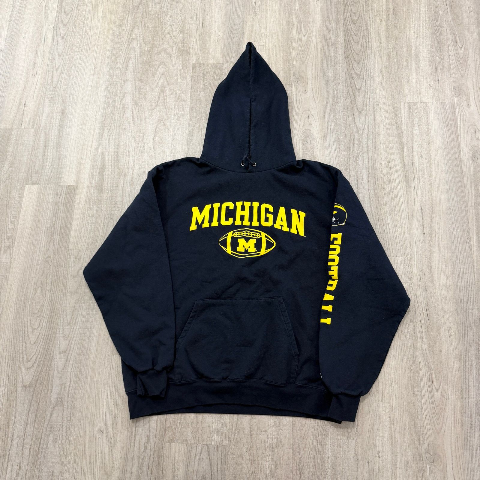 Champion Champion Michigan Wolverines Hoodie Men's Extra Large Blue Size US XL / EU 56 / 4 - 1 Thumbnail