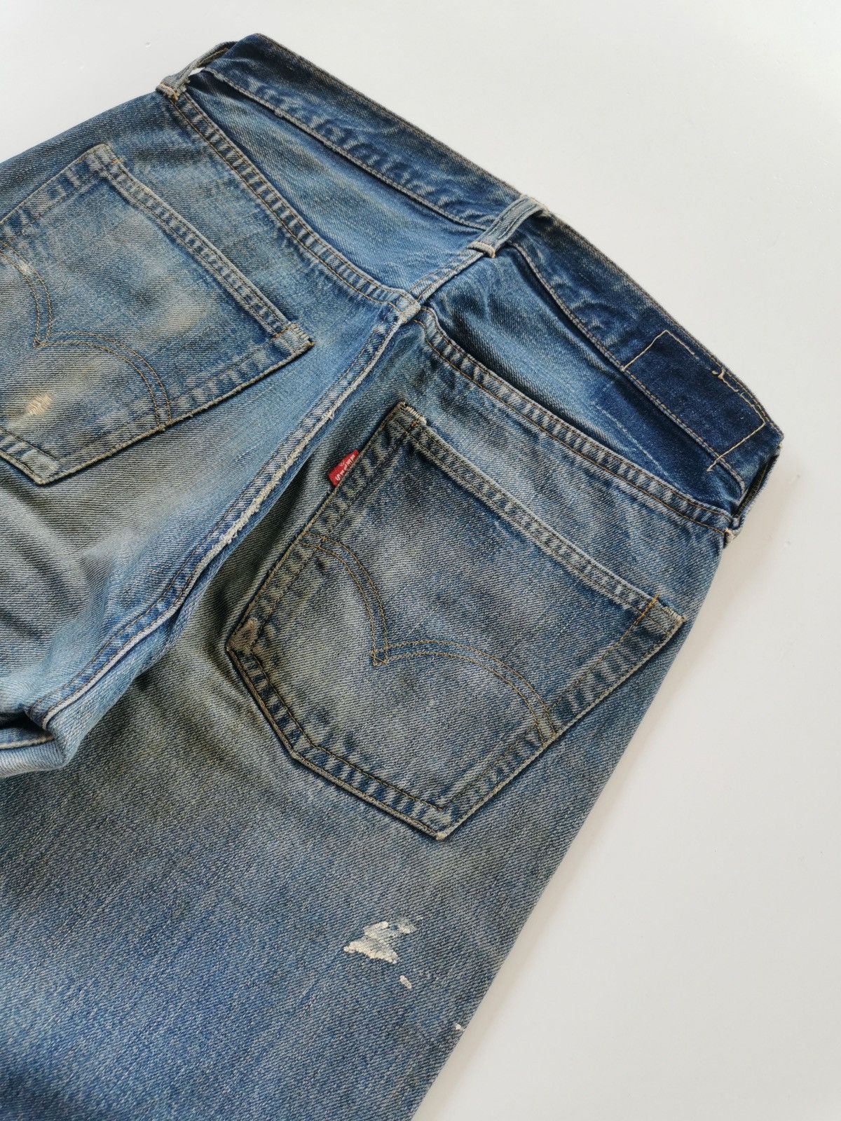 Levi's × Vintage Levis Vintage Rindem Top Button Stamp No 8 Selvedge Denim Size US 28 / EU 44 - 6 Thumbnail