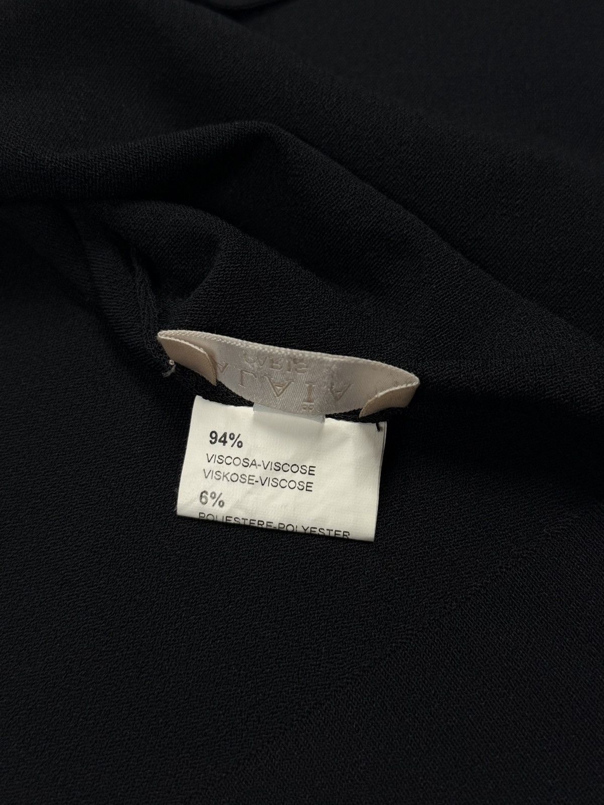 Alaia Alaia Archive Black Cropped Button Viscose Cardigan Size 42 Size M / US 6-8 / IT 42-44 - 18 Thumbnail