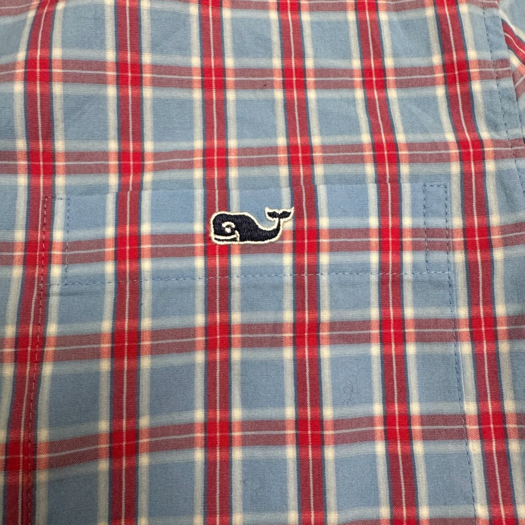 Vineyard Vines Vineyard Vines Plaid Button-Down Shirt Mens Small Blue Red Long Sleeve Cotton Shirt Size US S / EU 44-46 / 1 - 6 Thumbnail