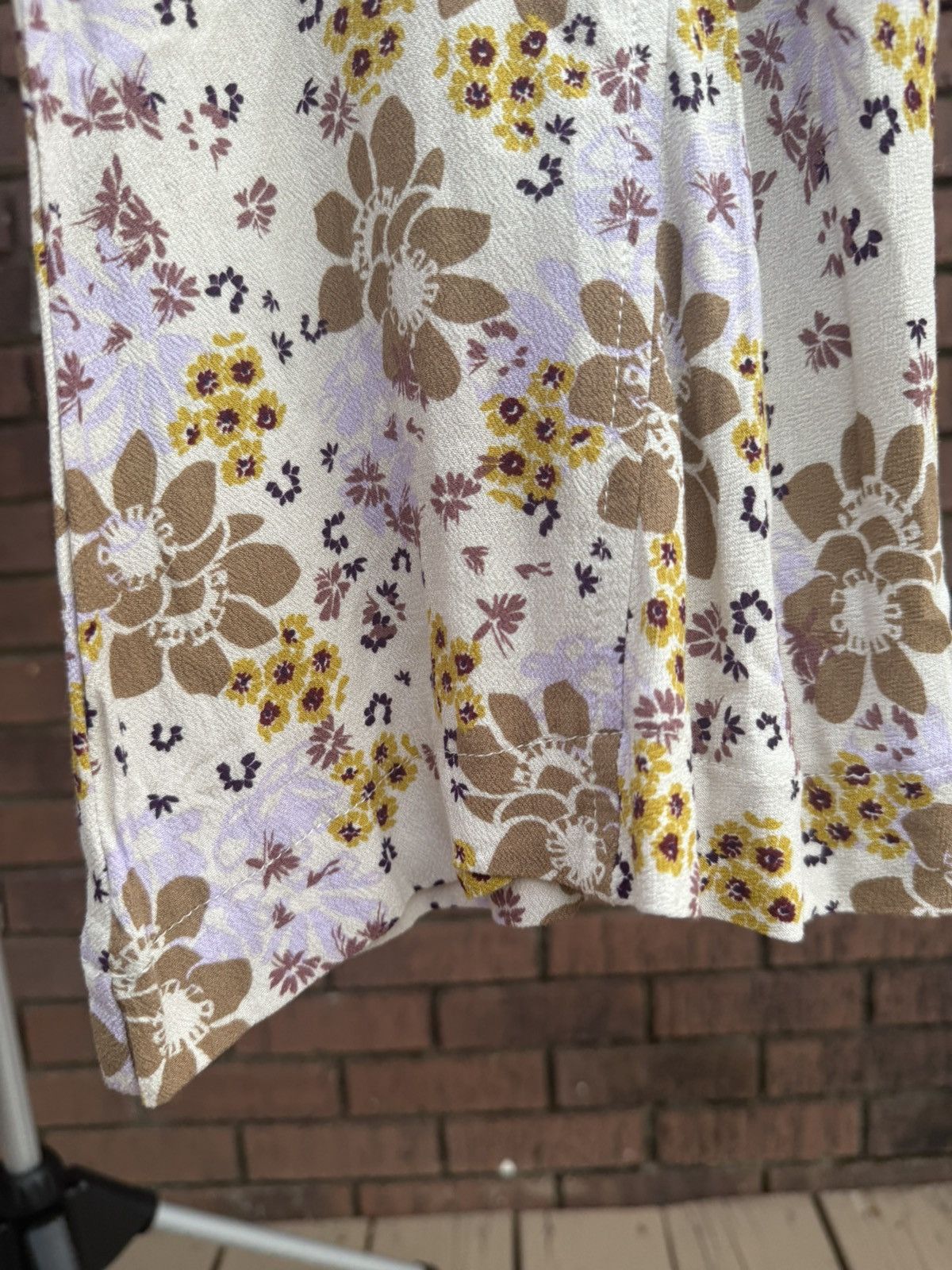 Free People Free People Cant Take My Eyes Off Of You Flared Pants Floral Size 34" / US 12 / IT 48 - 6 Thumbnail