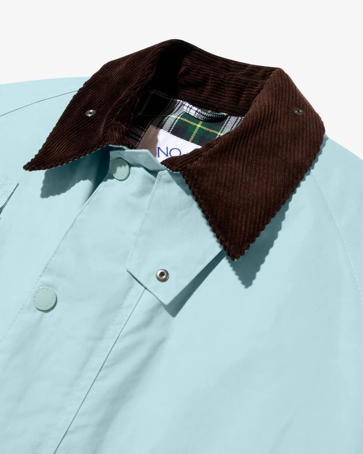 Barbour × Noah UNDER RETAIL! Noah Barbour Wading Jacket - Ice Blue - Medium Size US M / EU 48-50 / 2 - 3 Thumbnail
