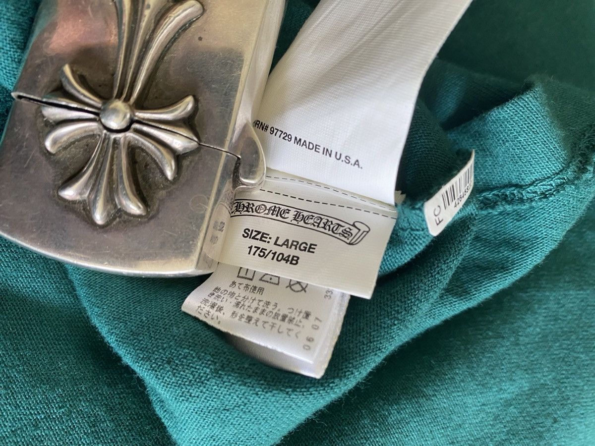 Chrome Hearts Chrome Hearts Teal Green Japan F&F Exclusive T-Shirt Size US L / EU 52-54 / 3 - 8 Thumbnail