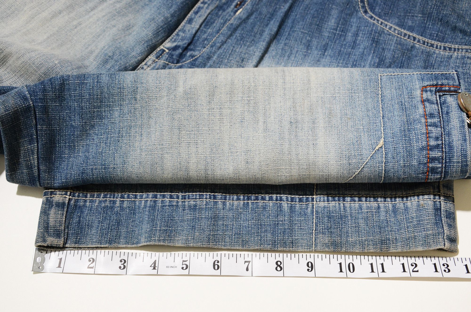 Phat Farm [Folding Color Defects] PF Denim 90s Hiphop Streetwear Size US 30 / EU 46 - 18 Thumbnail