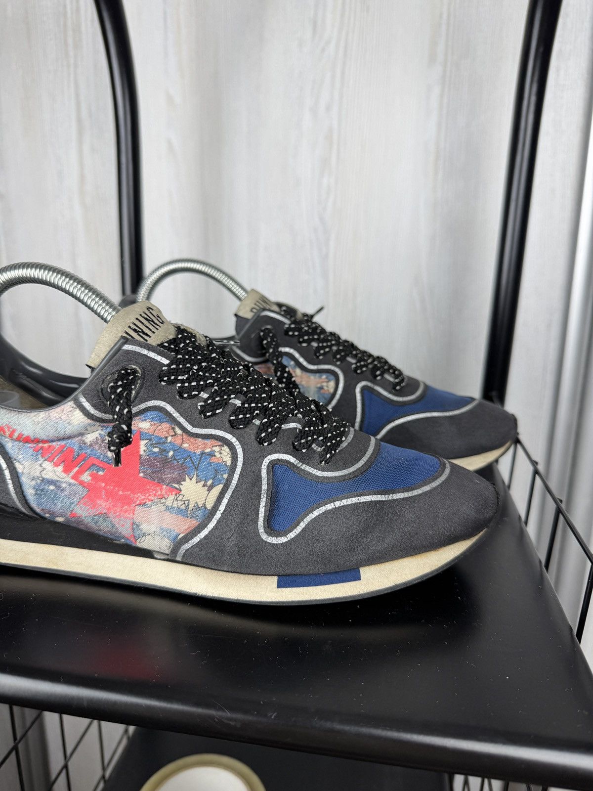 Golden Goose Golden Goose RUNNING Womens Low Cut Sneakers Pop Art Pattern Size US 10 / IT 40 - 3 Thumbnail