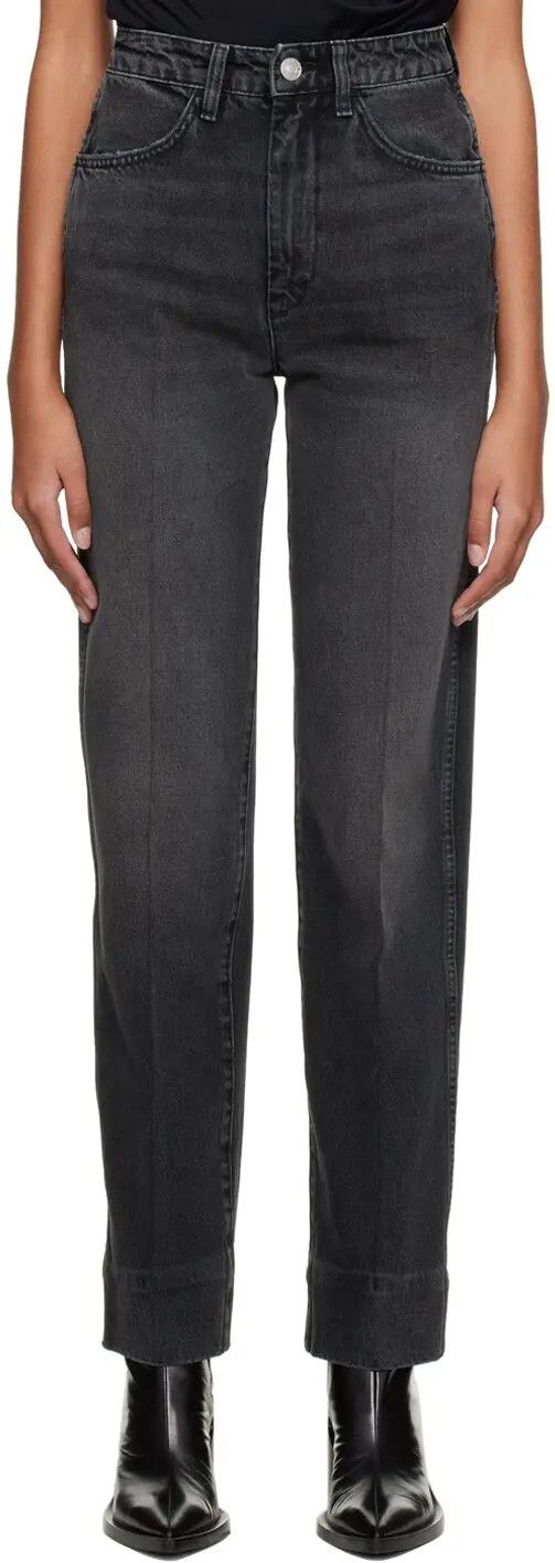 RE/DONE o1mle0524 Cigarette Jeans in Black Size 27" / US 4 / IT 40 - 2 Thumbnail
