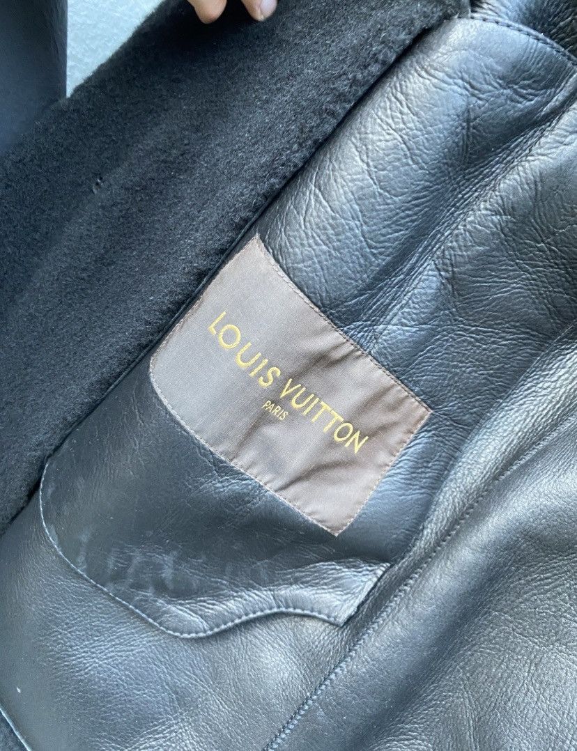 Louis Vuitton Shearling Leather Coat Size US M / EU 48-50 / 2 - 8 Thumbnail