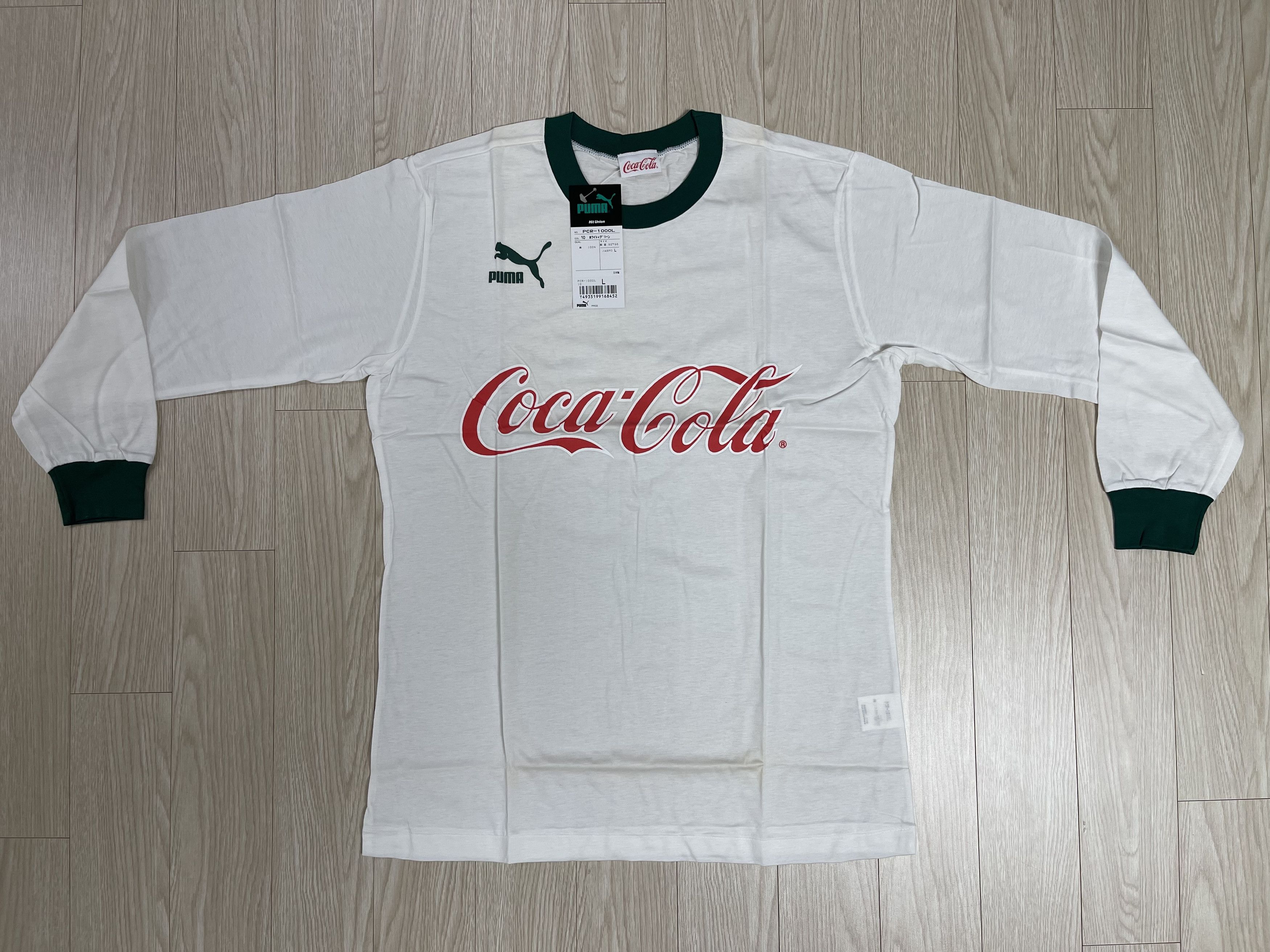 Coca Cola Puma x Coca-cola 90s Old JAPAN Vintage L/S Tee L Size US L / EU 52-54 / 3 - 1 Thumbnail