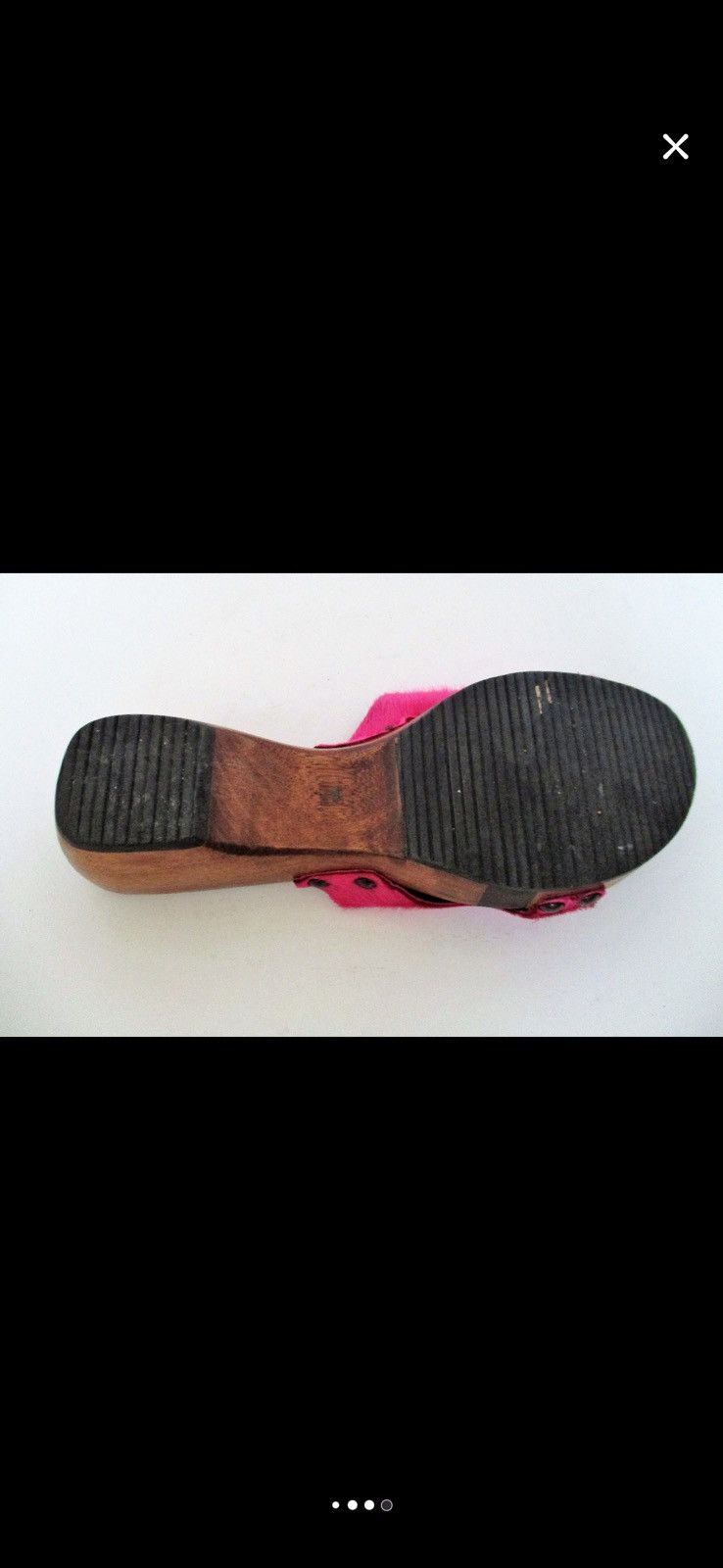 Michael Kors Vintage Michael Kors Open Toe Clogs fuchsia calfskin Size US 7 / IT 37 - 7 Thumbnail