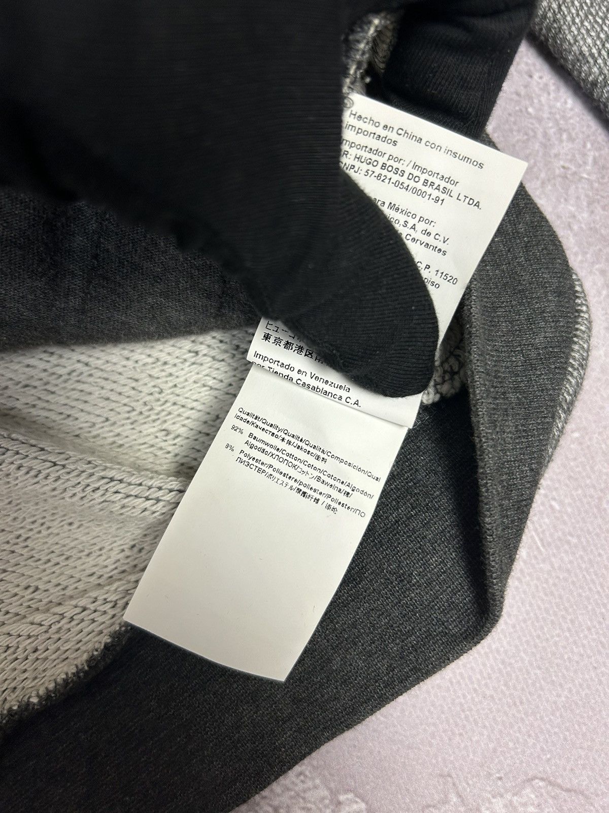 Designer × Hugo Boss Hugo Boss Grey Hooded Full Zip Hoodie Size XL Size US XL / EU 56 / 4 - 11 Thumbnail