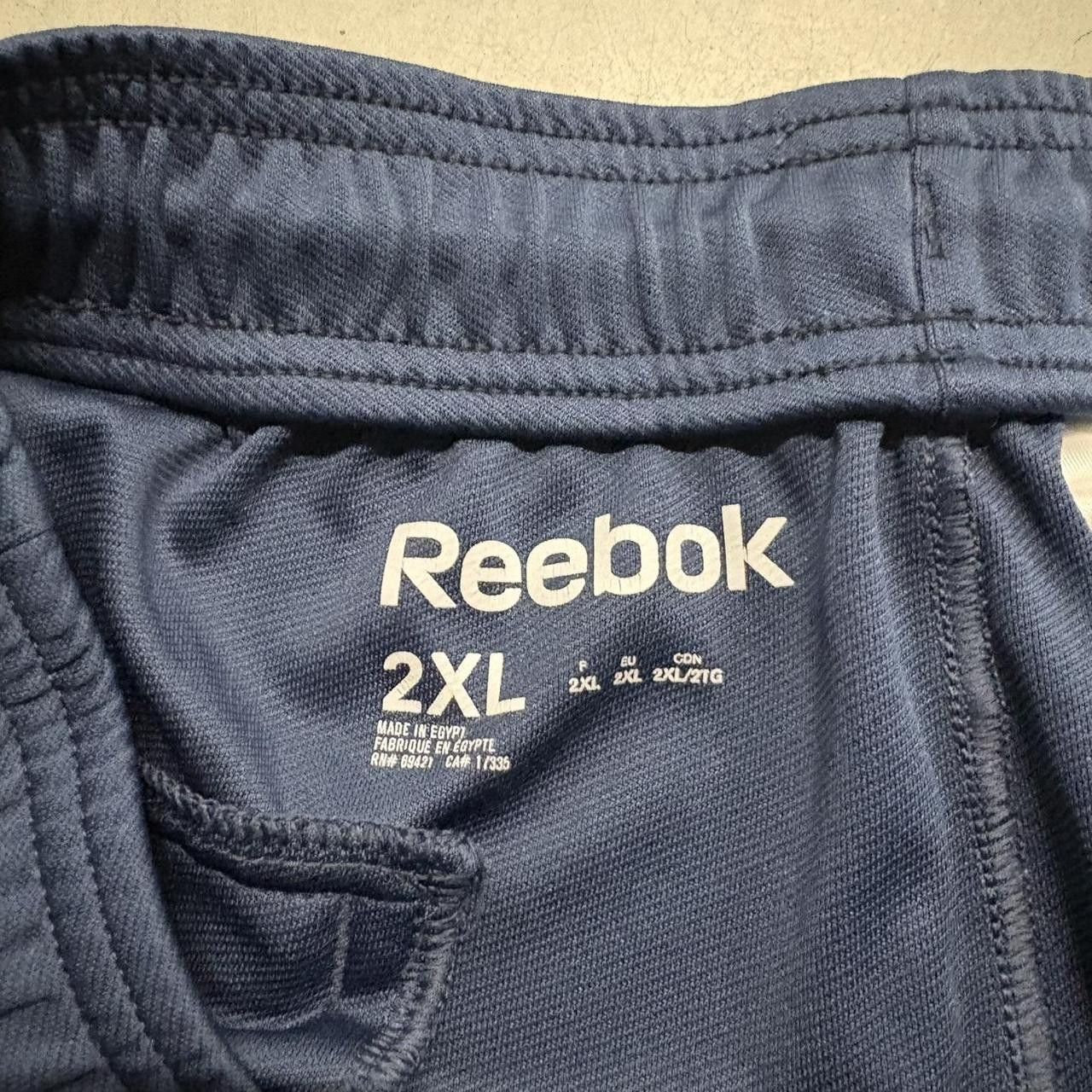 Reebok Crazy Vintage Y2K/2000s Super Baggy Wideleg Navy Blue Reebok SweatPants! Size US 40 / EU 56 - 6 Thumbnail