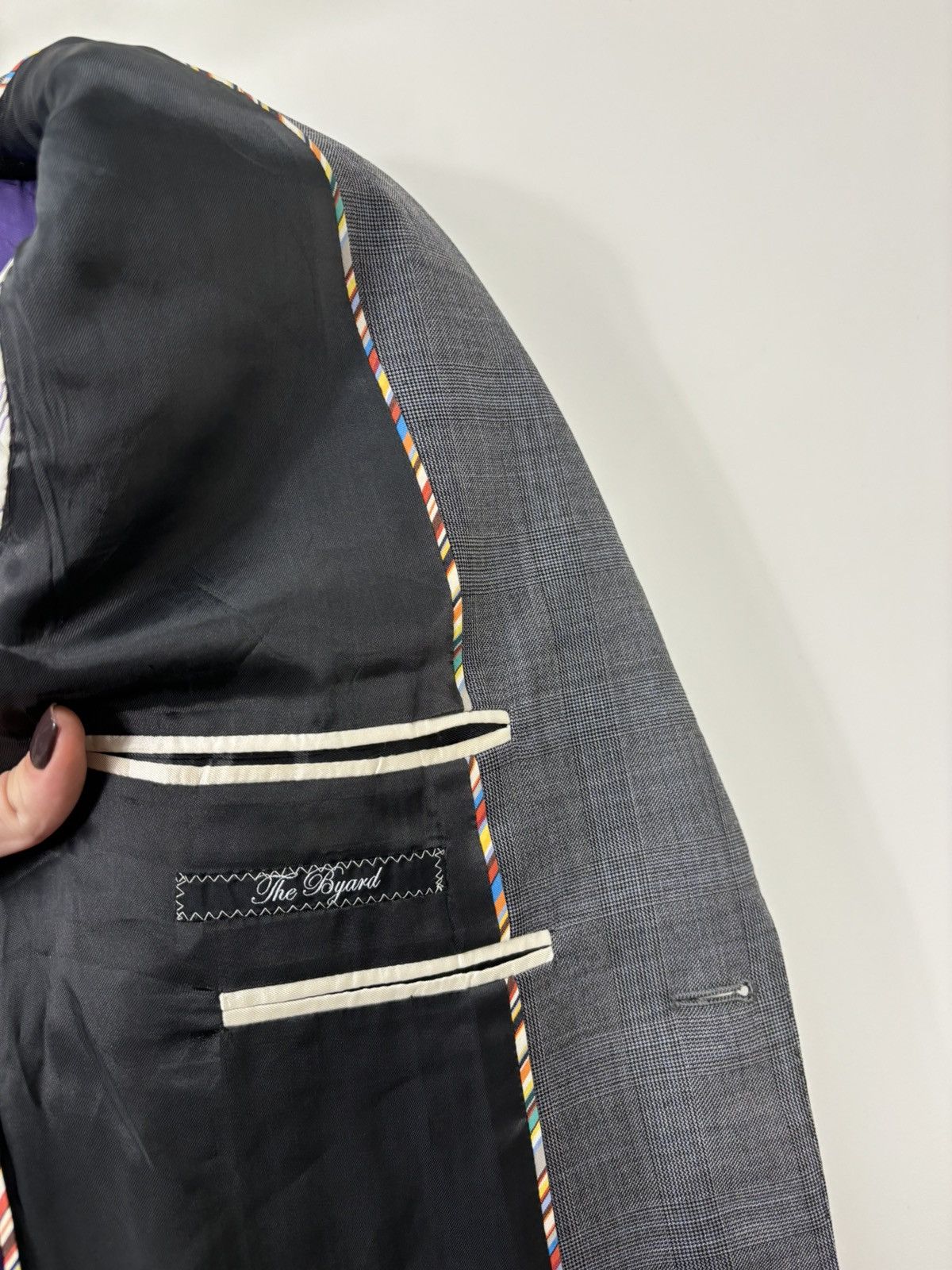 Paul Smith Paul Smith 2-Buttons Gray Formal Luxury Wool Blazer Jacket Size 42R - 12 Thumbnail