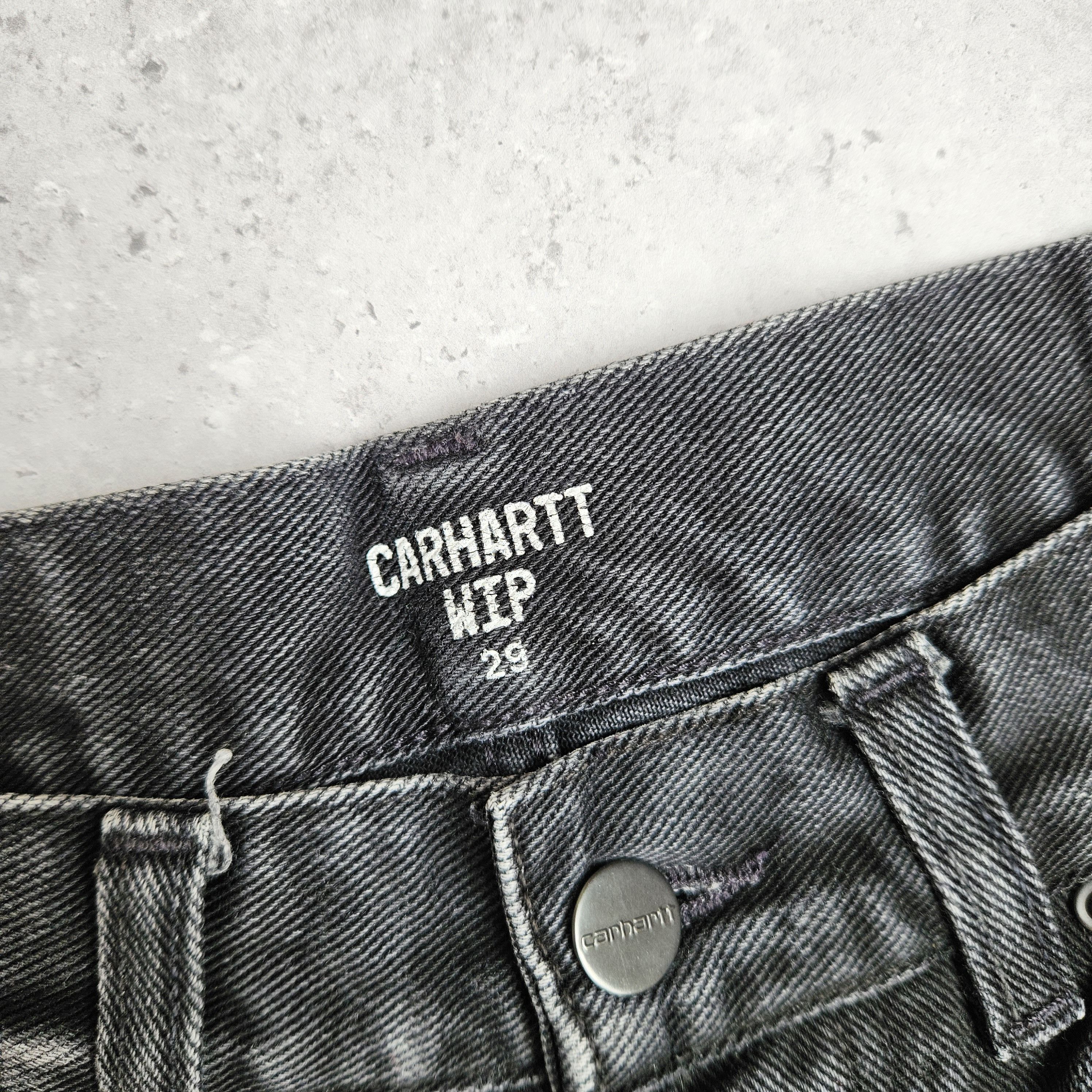 Carhartt × Carhartt Wip Carhartt Wip Black Denim Jeans Size US 29 - 5 Thumbnail