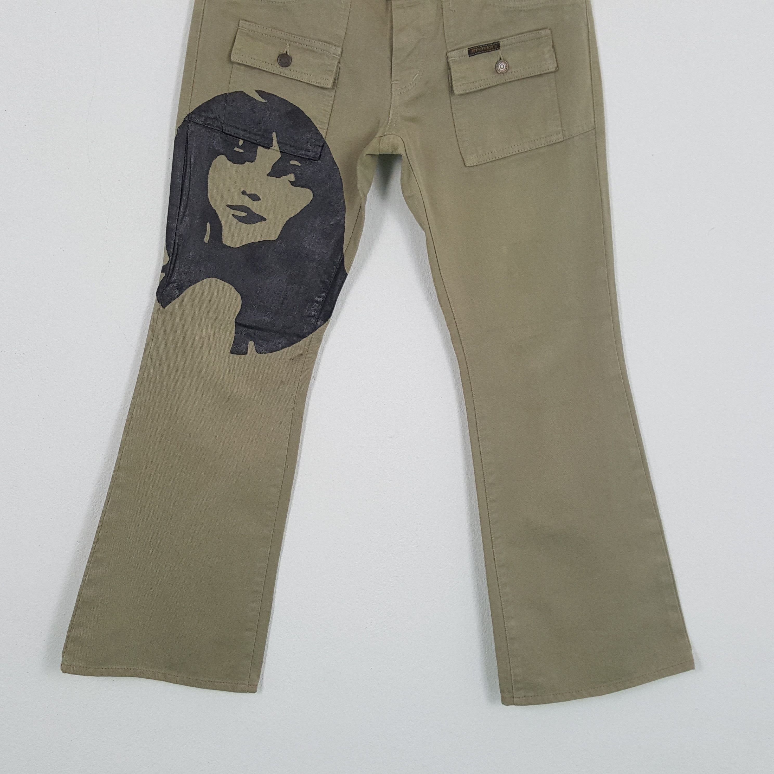Hysteric Glamour HYSTERIC GLAMOUR Japanese Brand Custom Art Pants Size 27" / US 4 / IT 40 - 3 Thumbnail